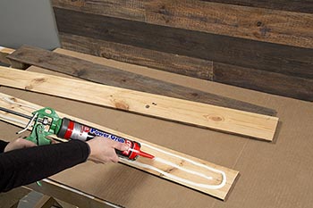 Graphic - proper construction adhesive application